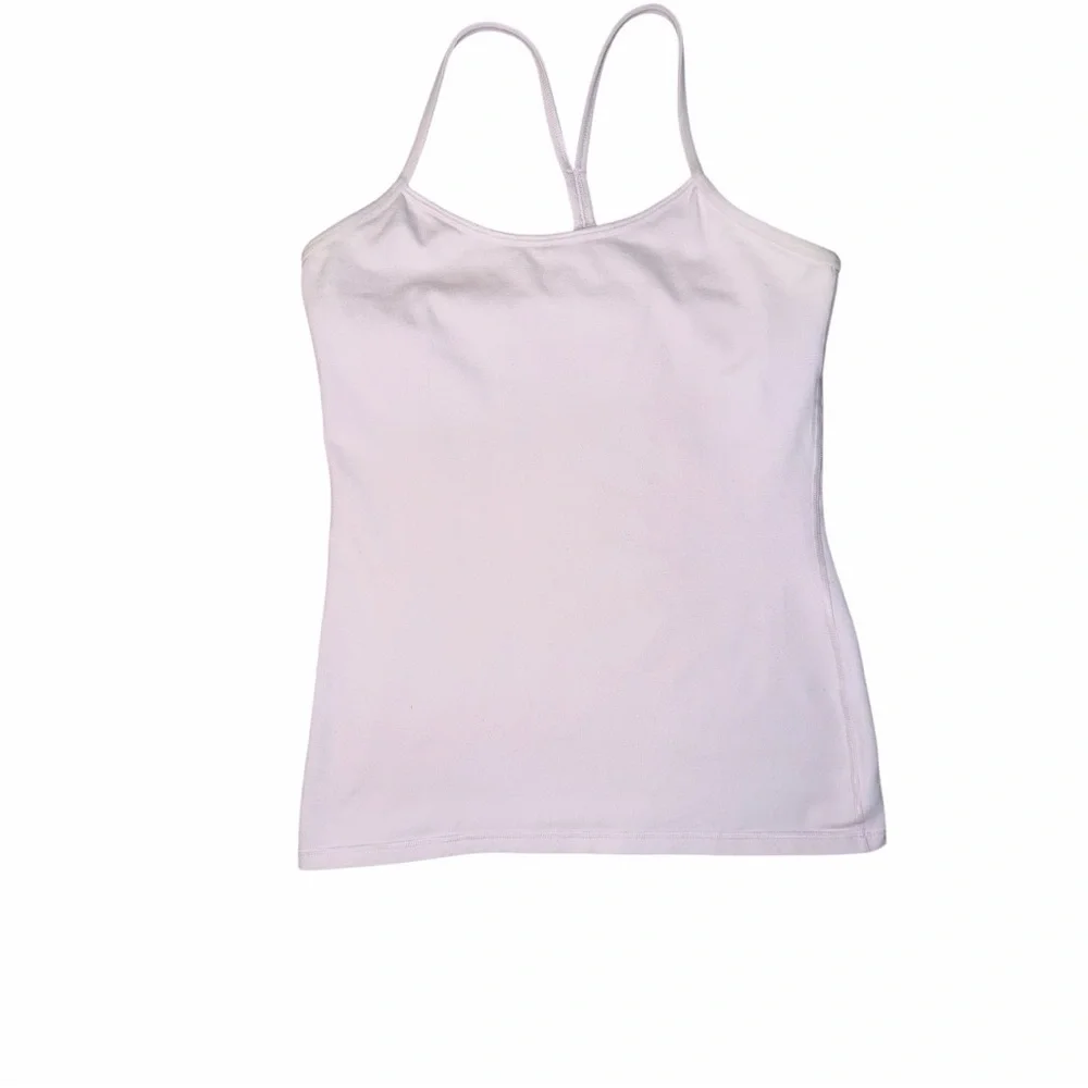 lululemon athletica Pale Pink Double-Strap Tank Top
